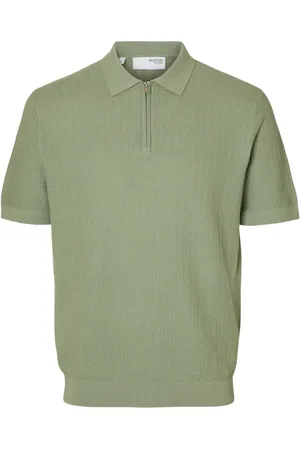 SELECTED Heren, Tops, Groen, Maat: XL Katoen