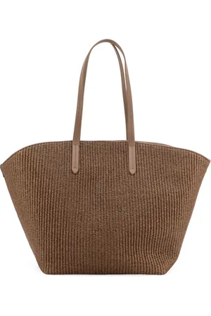 Brunello Cucinelli Dames, Tassen, Bruin, Maat: ONE Size Katoen