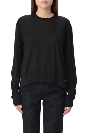 Jil Sander Dames, Truien, Zwart, Maat: S Wol