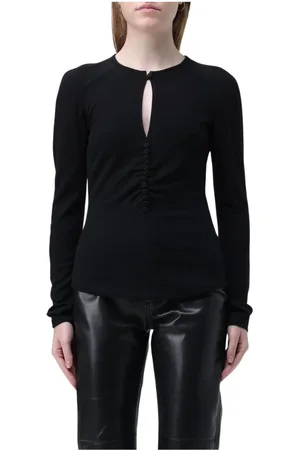 Isabel Marant Dames, Tops, Zwart, Maat: S Wol