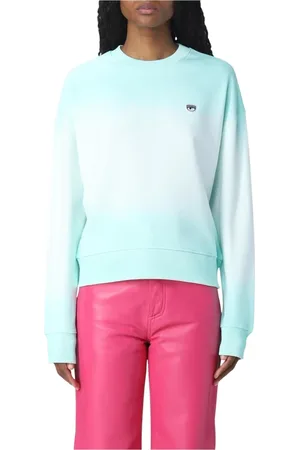Chiara Ferragni Dames, Sweatshirts & Hoodies, Blauw, Maat: L