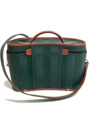 Fendi Dames, Pre-owned, Groen, Maat: ONE Size Leer
