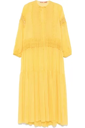 ERMANNO SCERVINO Dames, Jurken, Geel, Maat: XS