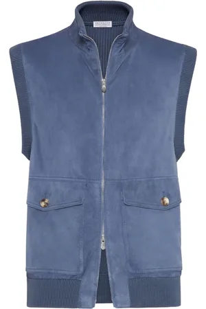 Brunello Cucinelli Heren, Jassen, Blauw, Maat: L