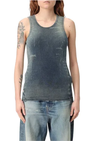 Diesel Dames, Tops, Blauw, Maat: M