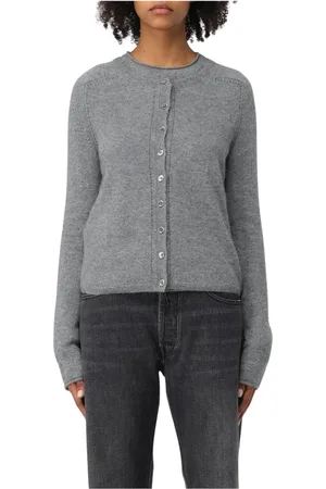 Pinko Dames, Truien, Grijs, Maat: XS Wol