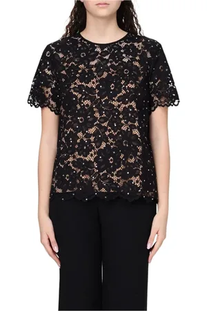 Michael Kors Dames, Blouses & Shirts, Zwart, Maat: S