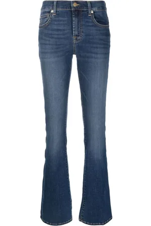 7 for all Mankind Dames, Jeans, Blauw, Maat: W24 Katoen