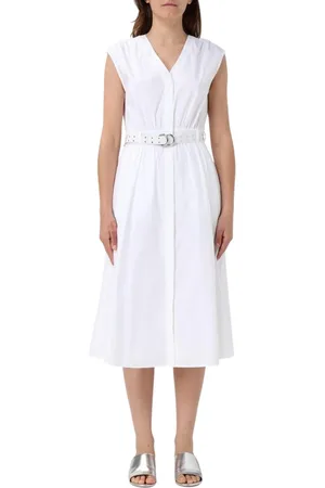 Michael Kors Dames, Jurken, Wit, Maat: XS Katoen