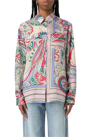 Liu Jo Dames, Blouses & Shirts, Veelkleurig, Maat: M Zijde