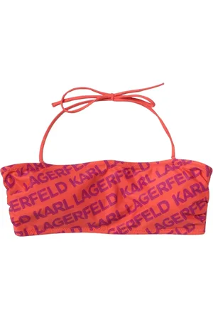 Karl Lagerfeld Dames, Badkleding, Oranje, Maat: M