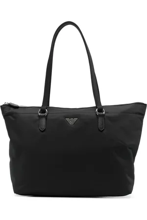 Emporio Armani Dames, Tassen, Zwart, Maat: ONE Size Nylon