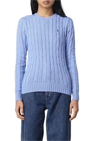 Ralph Lauren Dames, Truien, Blauw, Maat: M Katoen