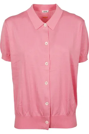 Aspesi Dames, Truien, Roze, Maat: S Katoen