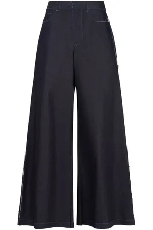 Marni Dames, Broeken, Blauw, Maat: M Denim
