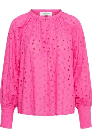 &Co Woman Dames, Blouses & Shirts, Roze, Maat: M Katoen