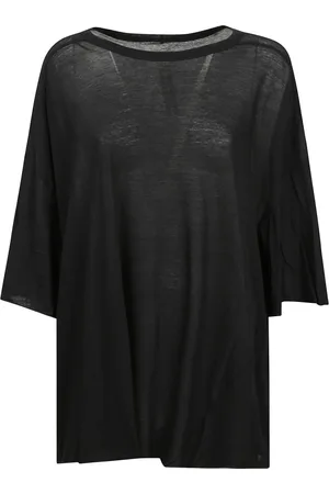 Rick Owens Dames, Tops, Zwart, Maat: ONE Size Katoen