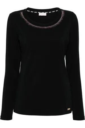 Liu Jo Dames, Tops, Zwart, Maat: L