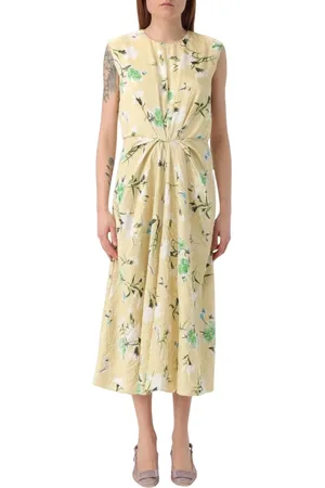 Erdem Dames, Jurken, Geel, Maat: L