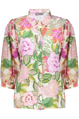 Geisha Dames, Blouses & Shirts, Veelkleurig, Maat: L Nylon