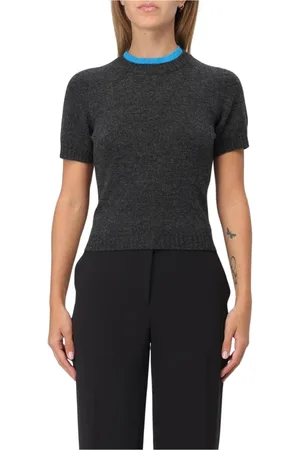 Pinko Dames, Truien, Grijs, Maat: M Kasjmier