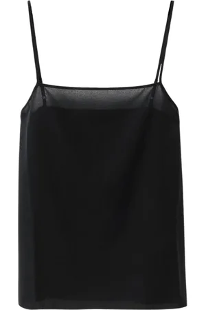 Fabiana Filippi Dames, Tops, Zwart, Maat: S Viscose
