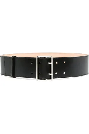 Alexander McQueen Dames, Accessoires, Zwart, Maat: 85 CM Leer