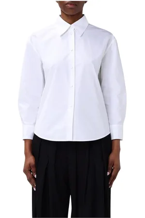 Jil Sander Dames, Blouses & Shirts, Wit, Maat: S