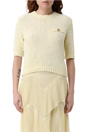 Twin-Set Dames, Truien, Geel, Maat: XS