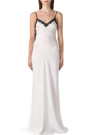 Alberta Ferretti Dames, Jurken, Wit, Maat: XS Zijde