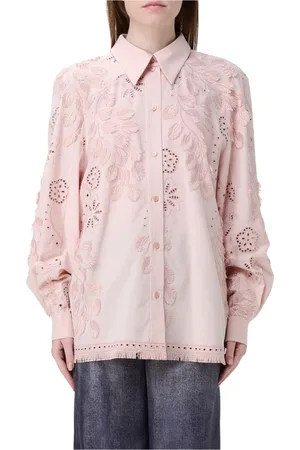 Alberta Ferretti Dames, Blouses & Shirts, Roze, Maat: S