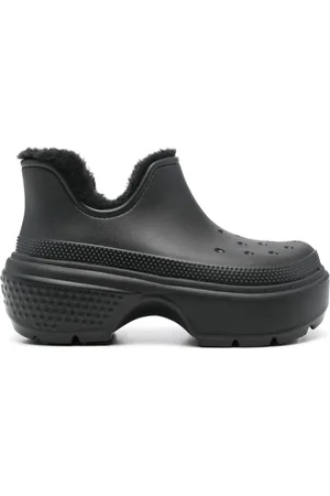 Crocs Heren, Schoenen, Zwart, Maat: 38 EU Poliester