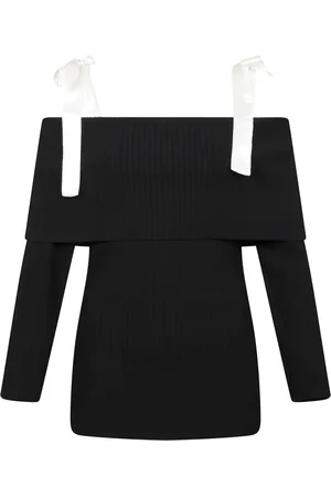 ROTATE Dames, Tops, Zwart, Maat: M Viscose