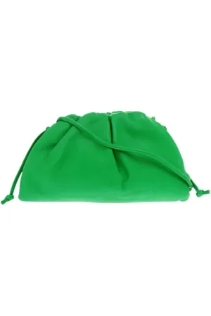 Bottega Veneta Dames, Pre-owned, Groen, Maat: ONE Size Leer