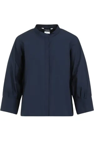 Max Mara Heren, Jassen, Blauw, Maat: W38 Katoen