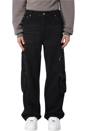 Represent Heren, Jeans, Zwart, Maat: W36 Katoen