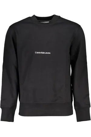 Calvin Klein Heren, Sweatshirts & Hoodies, Zwart, Maat: 2XL Fleece