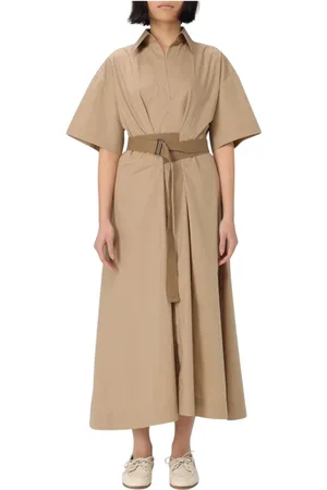 Brunello Cucinelli Dames, Jurken, , Maat: L Katoen