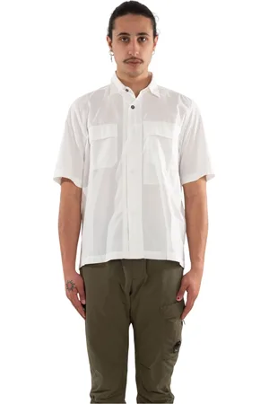 C.P. Company Heren, Overhemden, Wit, Maat: 2XL