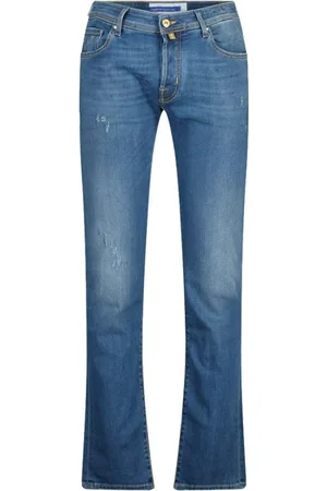Jacob Cohen Heren, Jeans, Blauw, Maat: W34 Denim