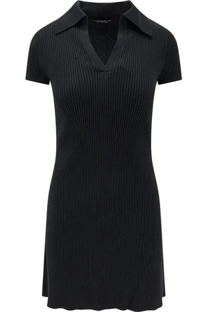 Balenciaga Dames, Jurken, Zwart, Maat: M Wol