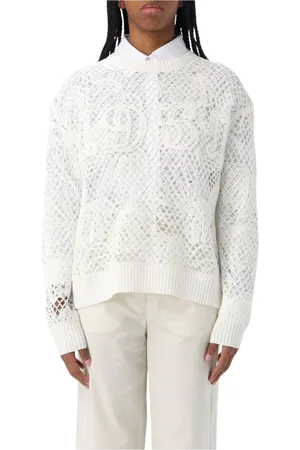 Max Mara Dames, Truien, Wit, Maat: S