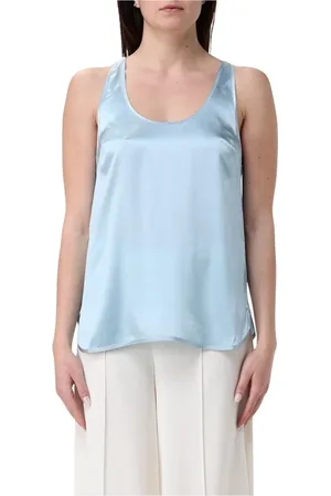 Pinko Dames, Tops, Blauw, Maat: XS Zijde