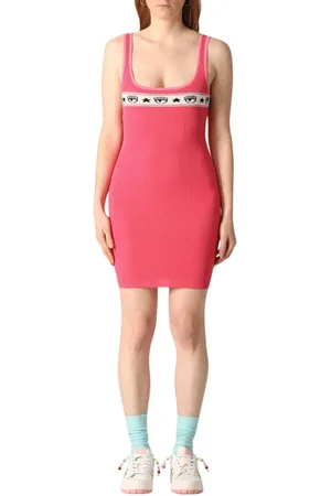 Chiara Ferragni Dames, Jurken, Roze, Maat: L