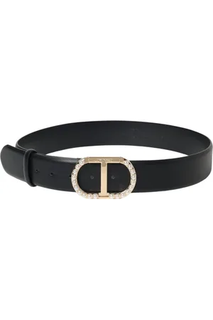Twin-Set Dames, Accessoires, Zwart, Maat: L Leer