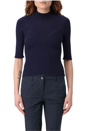 Twin-Set Dames, Truien, Blauw, Maat: XL