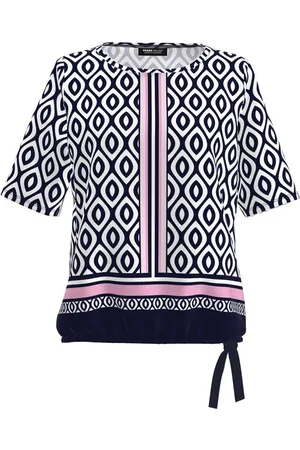 Frank Walder Dames, Blouses & Shirts, Veelkleurig, Maat: L Katoen