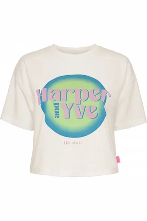 Harper & Yve Dames, Tops, Wit, Maat: L Katoen