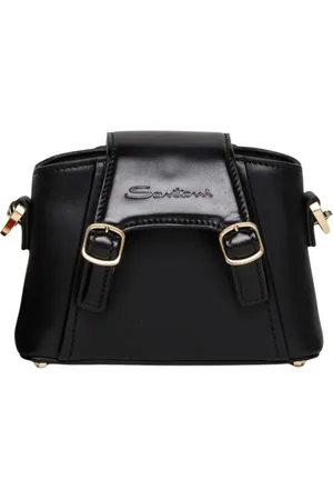 santoni Dames, Tassen, Zwart, Maat: ONE Size