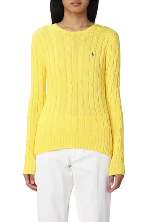 Ralph Lauren Dames, Truien, Geel, Maat: S Katoen